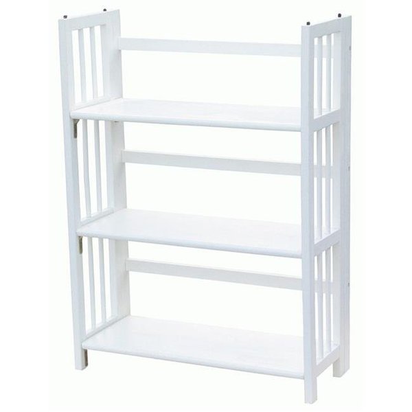 Daphnes Dinnette Ltd  3 Tier Folding Bookcase  White DA146319